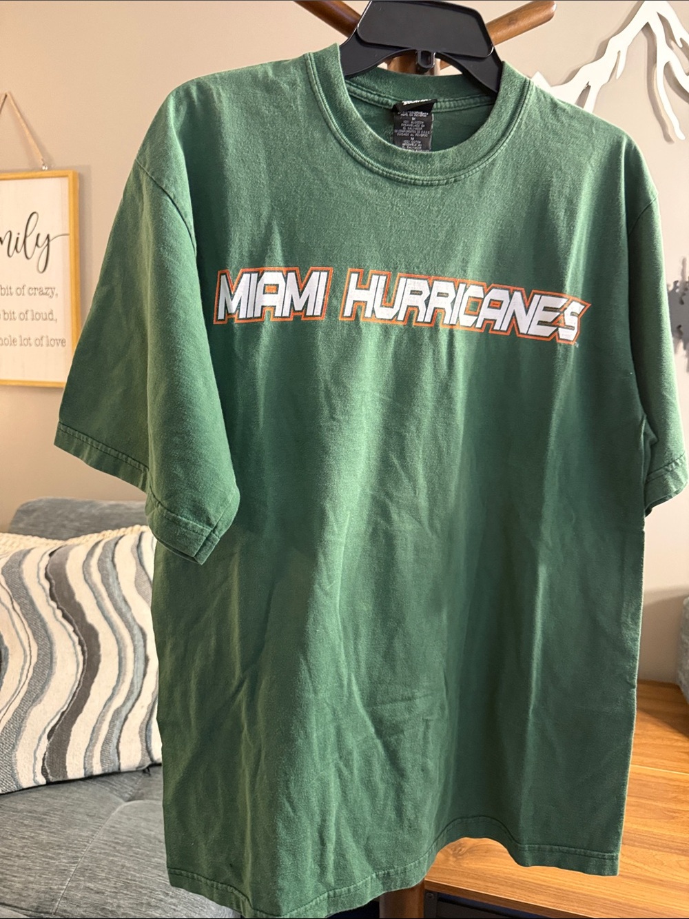 Miami Hurricanes Vintage Starter Tee